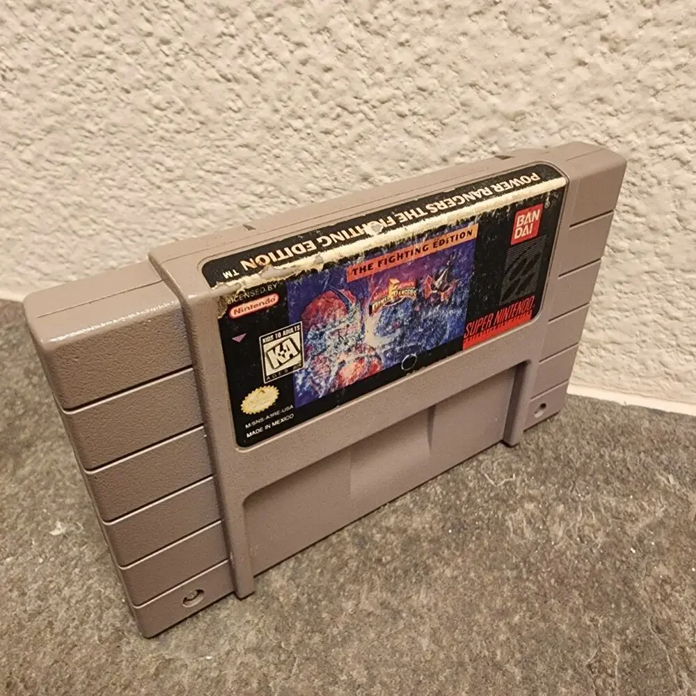 Game - Power Rangers: The Fighting Edition - SNES - Super NES